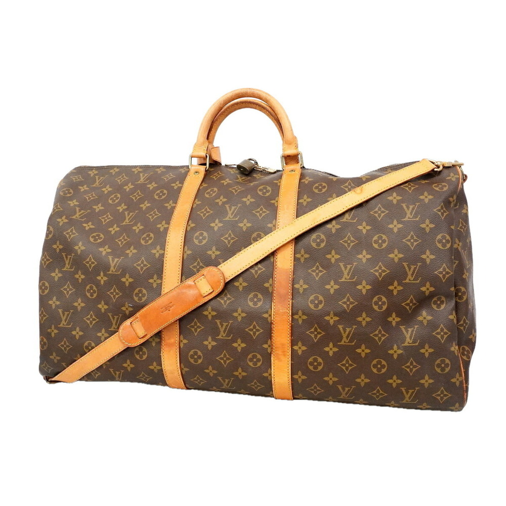 Louis Vuitton Bag/Boston Bag Monogram Keepall Bandoulière 60 M41412 Brown Men...